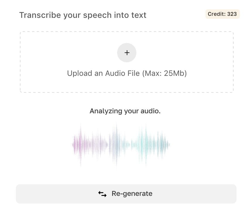 Generate, edit, export.